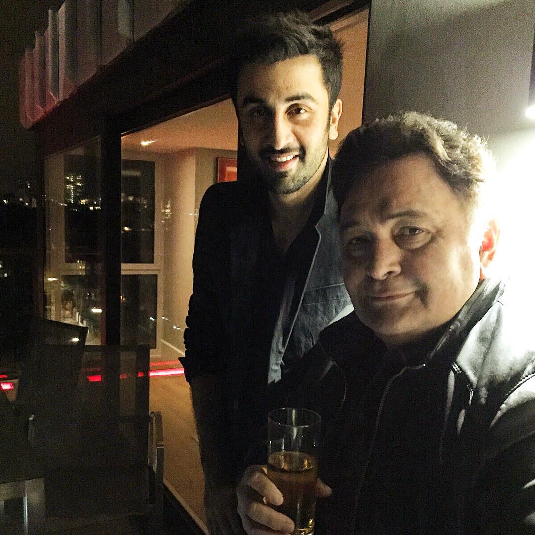 Ranbir Kapoor and Rishi Kapoor