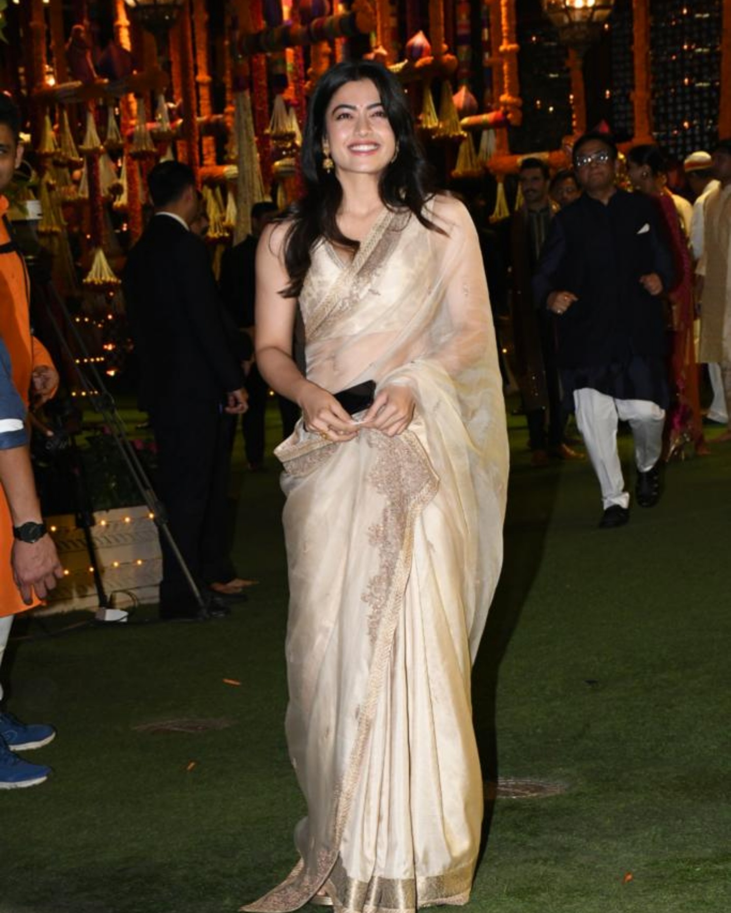 Rashmika Mandanna at the Ambanis for Ganesh Chaturthi celebrations