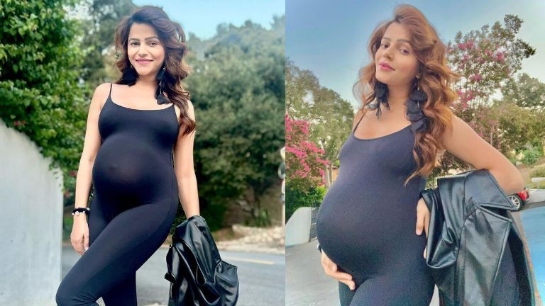rubina dilaik, rubina dilaik baby bump