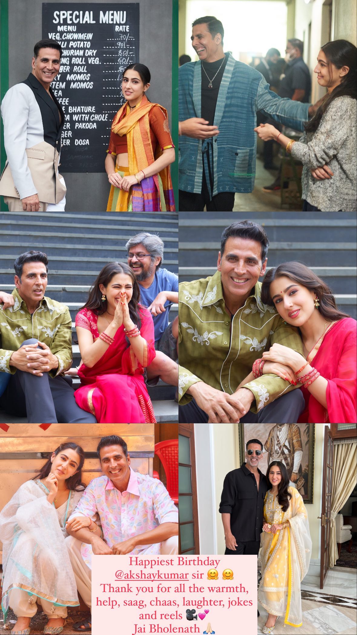 Sara Ali Khan makes birthday wish for Akshay Kumar