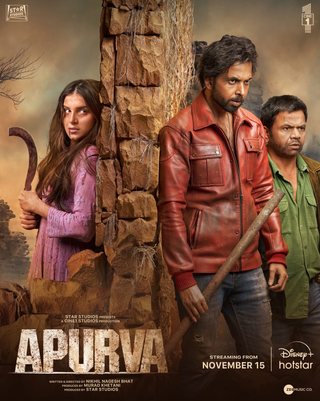 Abhishek Banerjee and Rajpal Yadav in Apurva