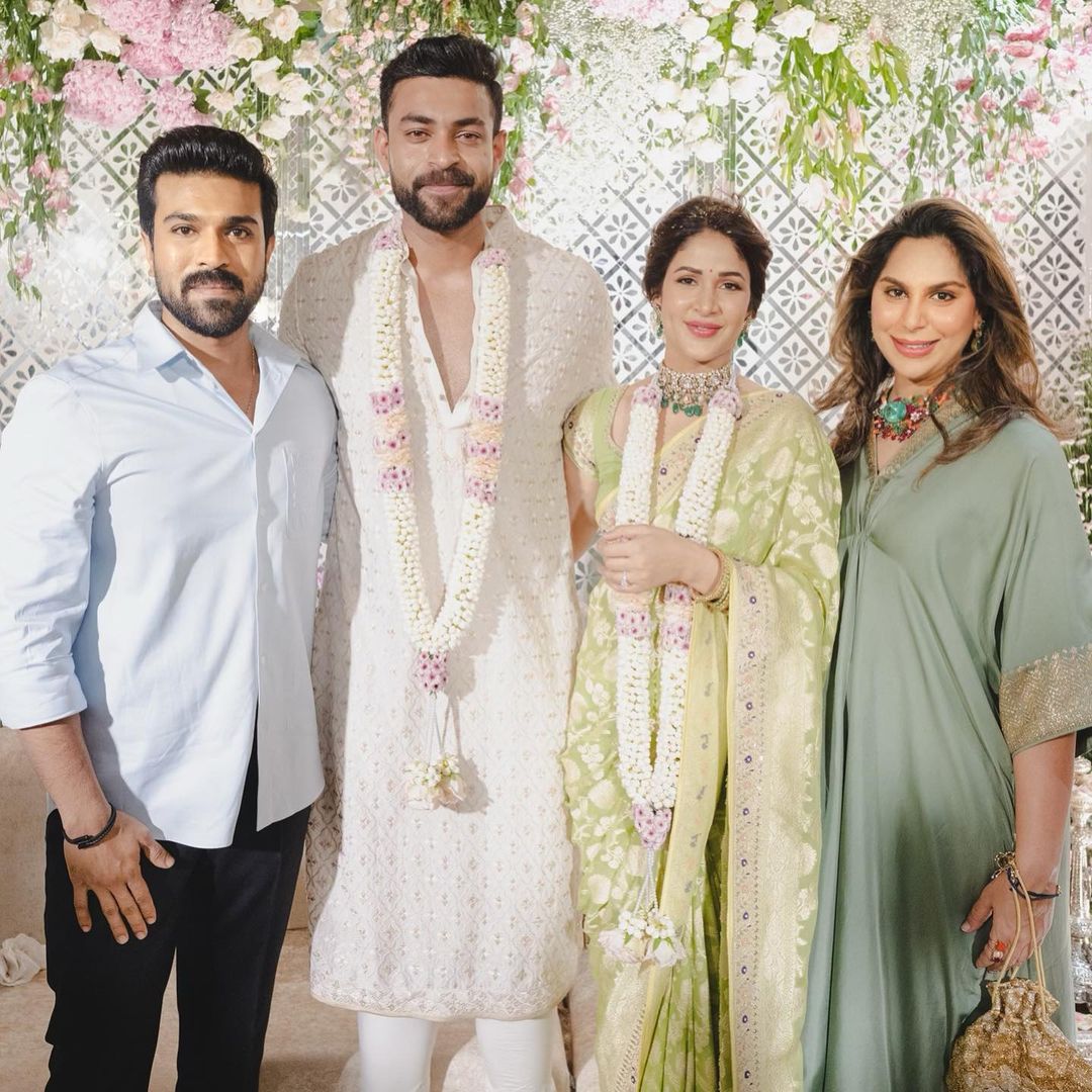Varun Tej and Lavanya Tripathi engagement