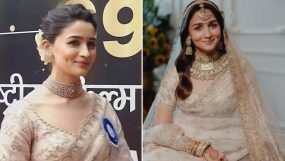 alia bhatt repeats her wedding saree at national film awards ceremony,