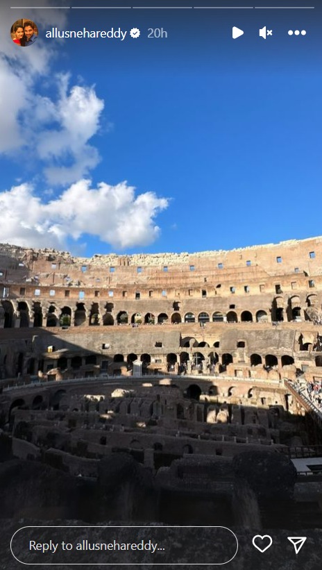 Allu Arjun and Sneha Reddy