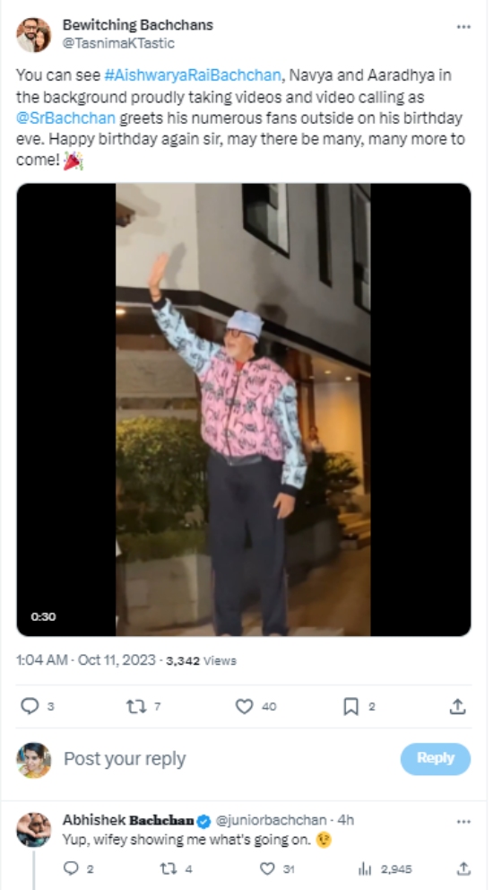 Amitabh Bachchan celebrates his birthday