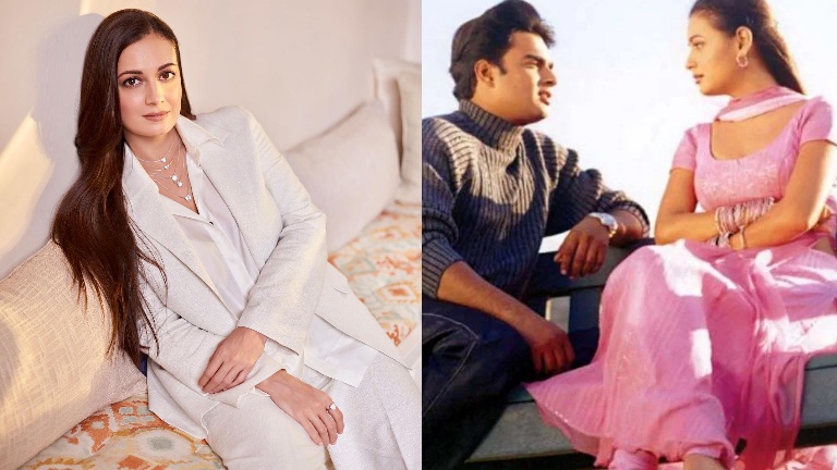 rehna hai terre dil mein, dia mirza and r madhavan,