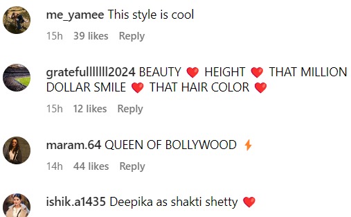 Fans react to Deepika Padukone style