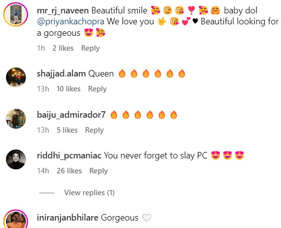 Fans shower love on Priyanka Chopra