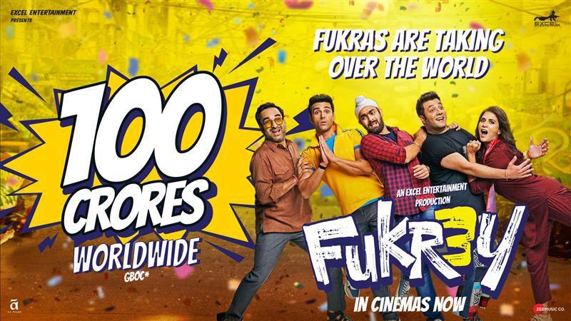 Fukrey 3 worldwide box office collection