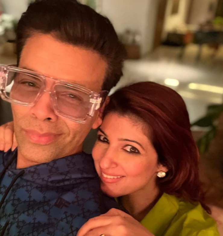 Karan Johar and Twinkle Khanna