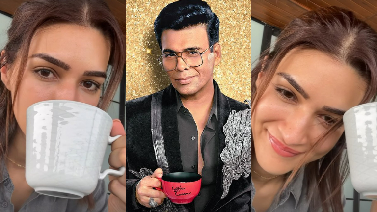 kriti sanon, karan johar, koffee with karan 8