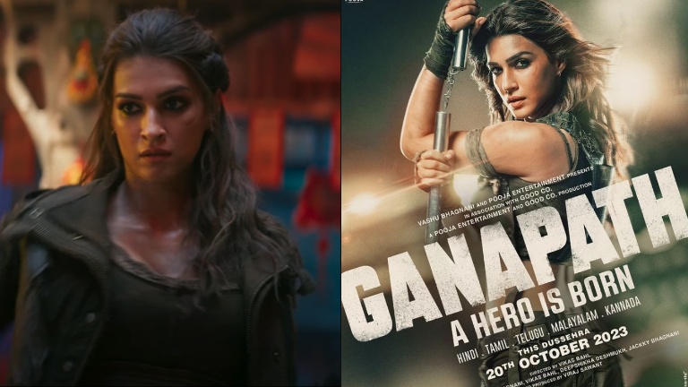 kriti sanon and tiger shroff, ganapath,