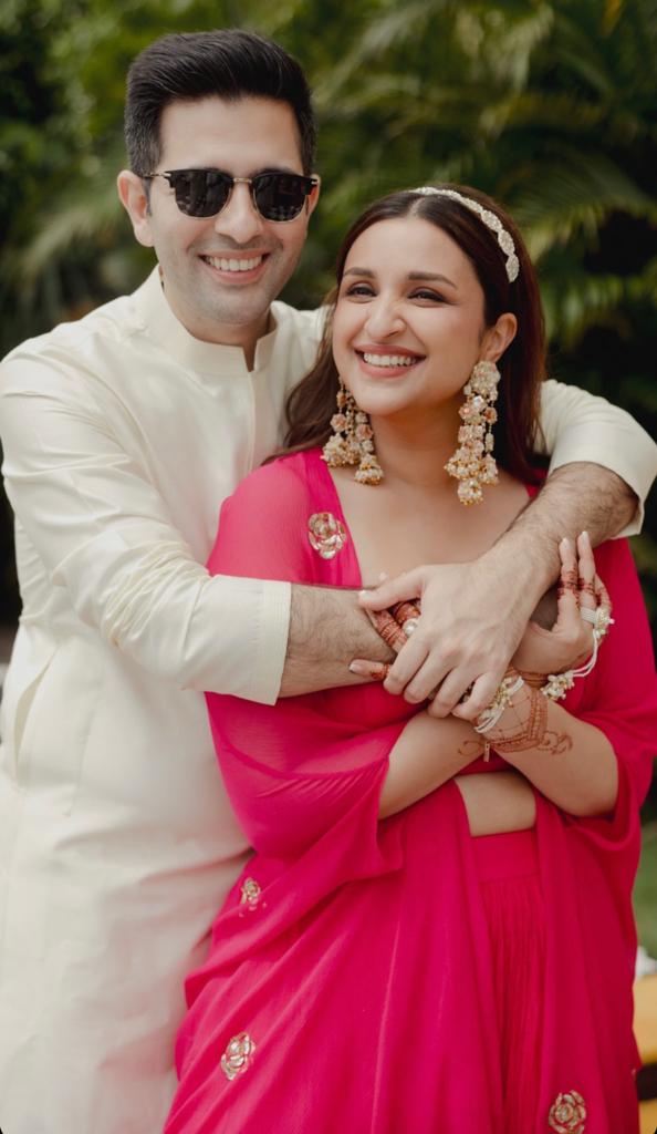 Parineeti Chopra and Raghav Chadha Haldi ceremony
