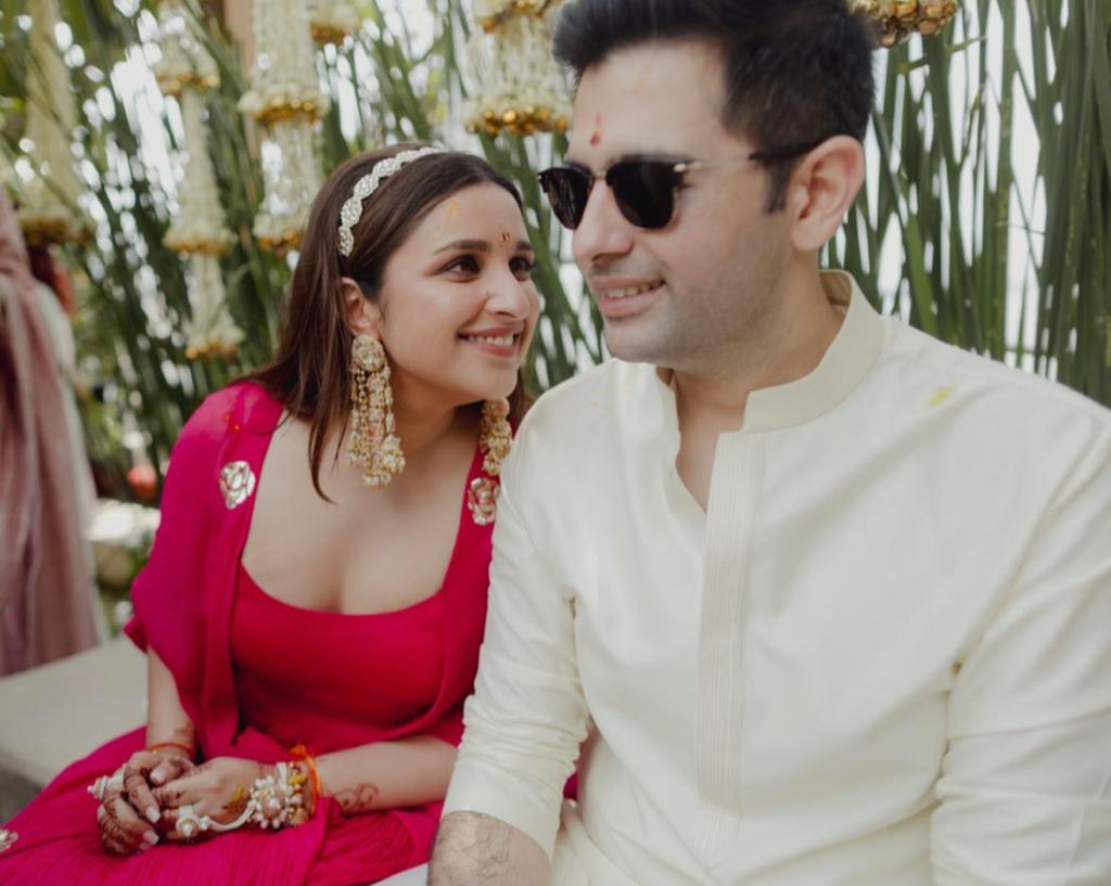 Parineeti Chopra and Raghav Chadha Haldi ceremony