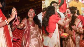 rani mukerji durga puja 2023,