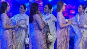 rekha, hema malini, hema malini birthday bash