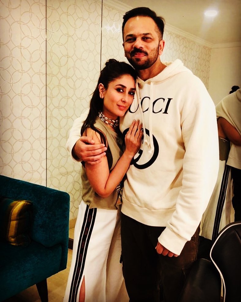 Rohit Shetty and Kareena Kapoor