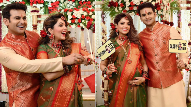 sugandha mishra, sanket bhosale, sugandha sanket baby shower