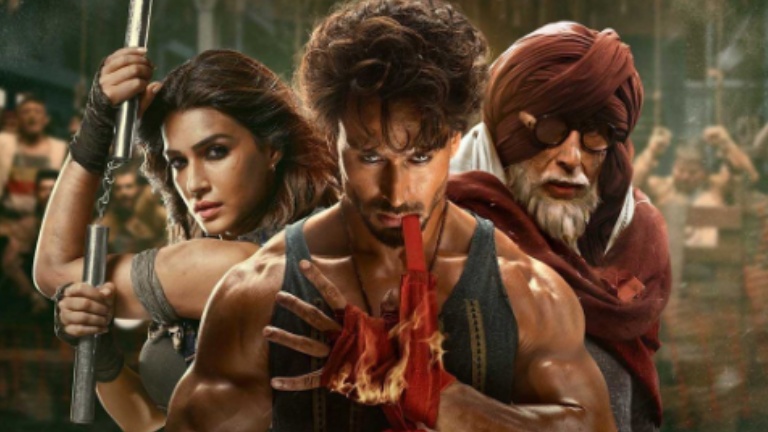 tiger shroff and kriti sanon in ganapth, ganapath release, amitabh bachchan, ganapath trailer,