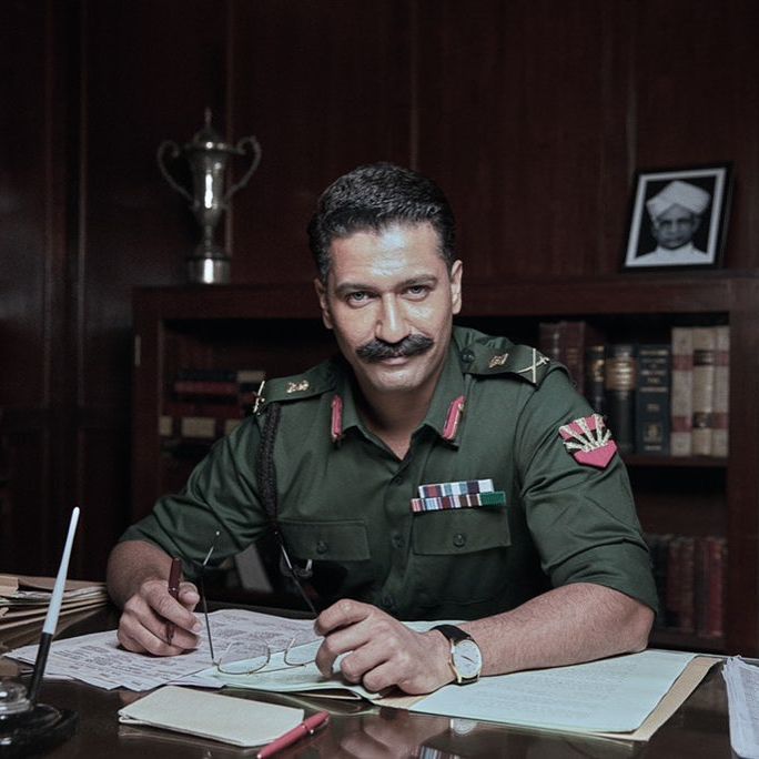 Vicky Kaushal Sam Bahadur look