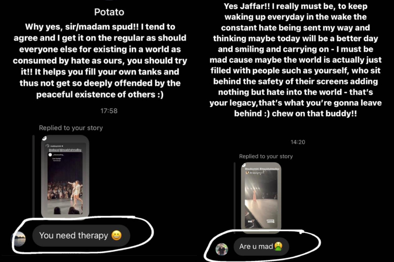 Saba Azad reply to trolls