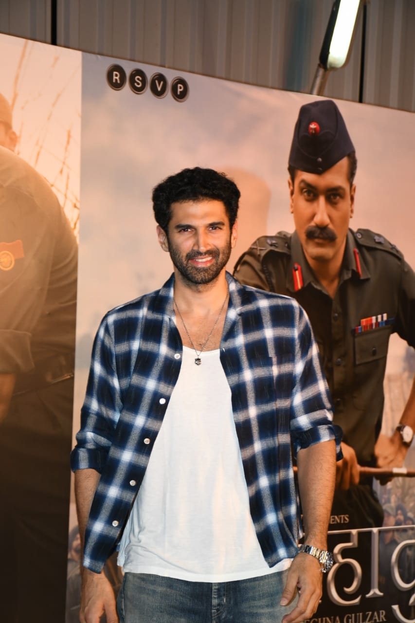 Aditya Roy Kapur at Sam Bahadur screening