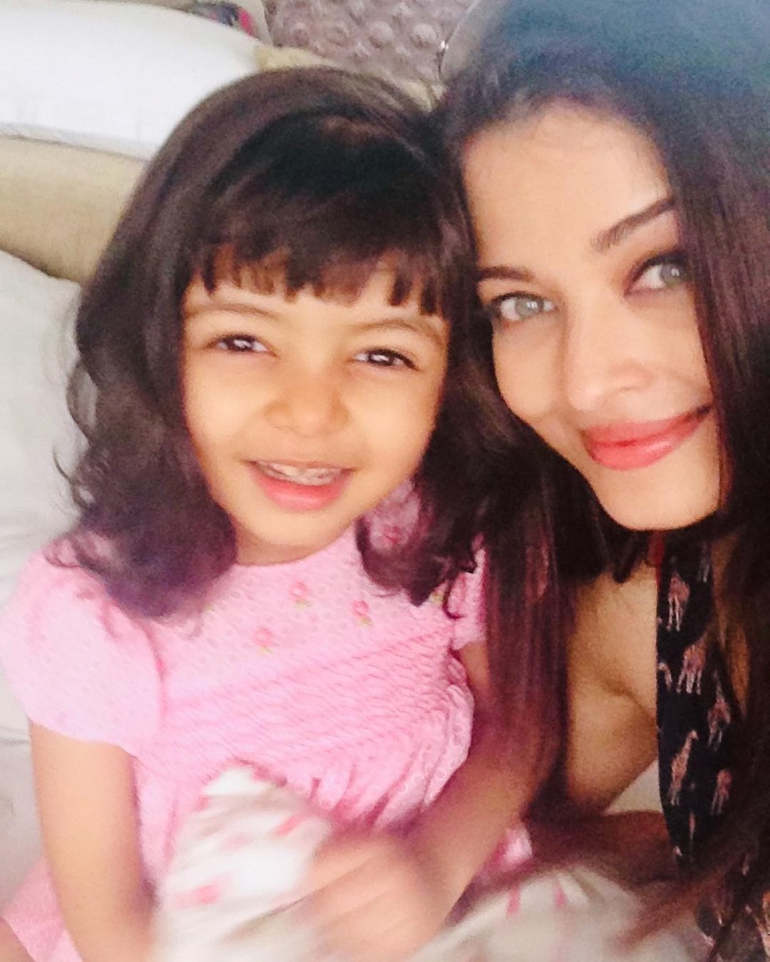 Aishwarya Rai Bachchan with daughter Aaradhya