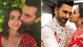 alia bhatt, ranbir kapoor, deepika padukone, ranveer singh, bollywood diwali celebration