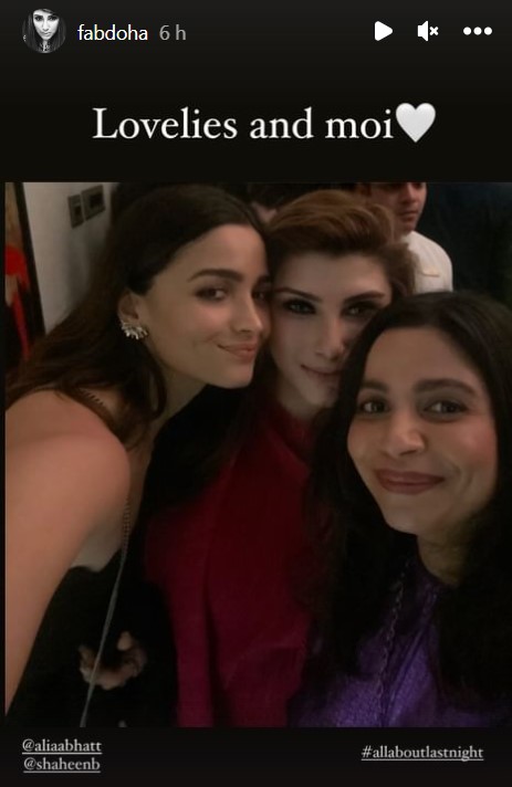 Alia Bhatt and Shaheen Bhatt at  Shah Rukh Khan birthday bash