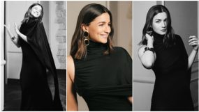 alia bhatt, alia bhatt dress cost, alia bhatt black dress