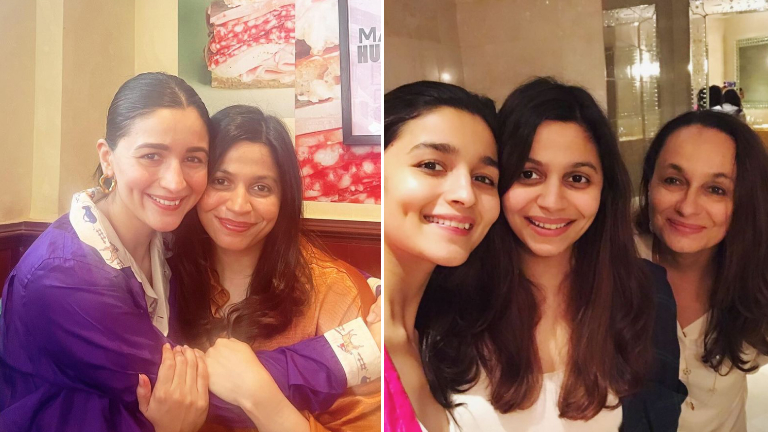 alia bhatt, shaheen bhatt, soni razdan