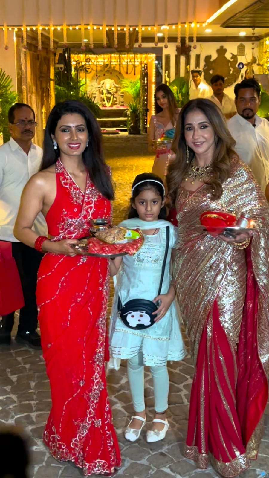 Geeta Basra with daughter Hinaya