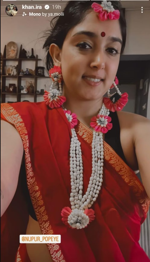 Ira Khan from her pre wedding festivities