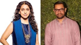 juhi chawla, aamir khan,