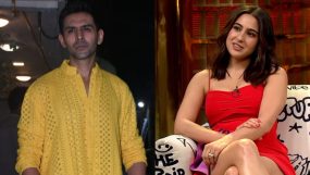 kartik aaryan, sara ali khan, koffee with karan 8, sara ali khan diwali party,