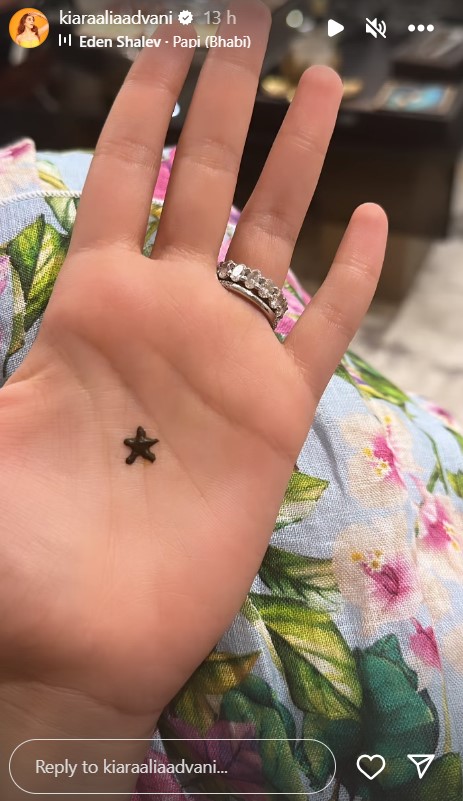 Kiara Advani's minimalistic mehendi design