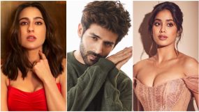 kartik aaryan, sara ali khan, janhvi kapoor