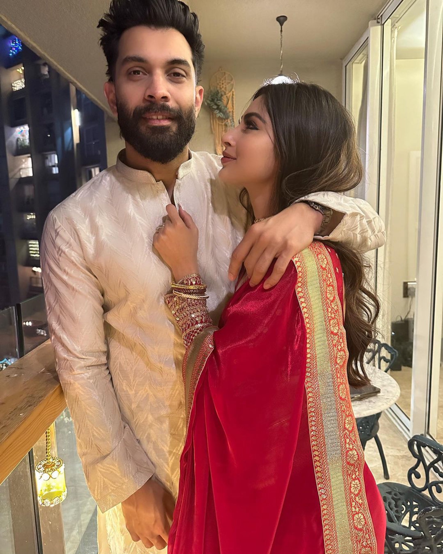 Mouni Roy with her husband Suraj Nambiar