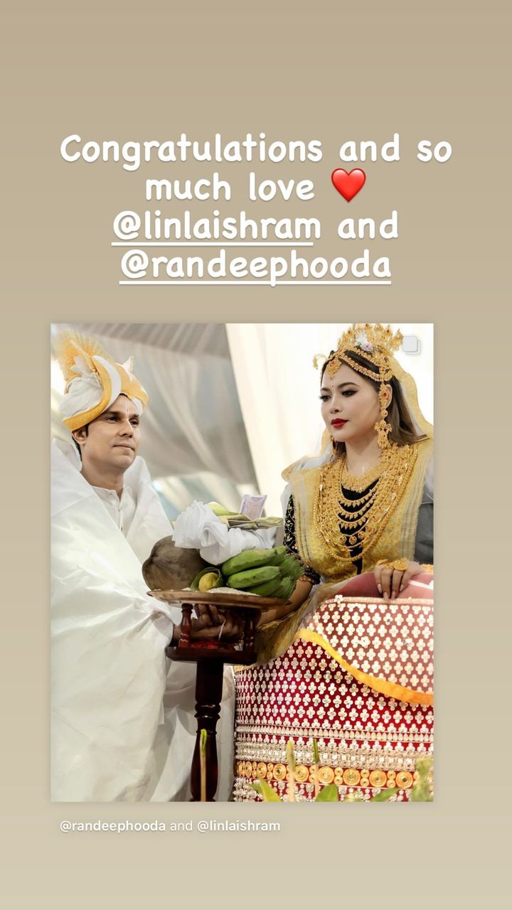 Priyanka Chopra congratulates Randeep Hooda-Lin Laishram