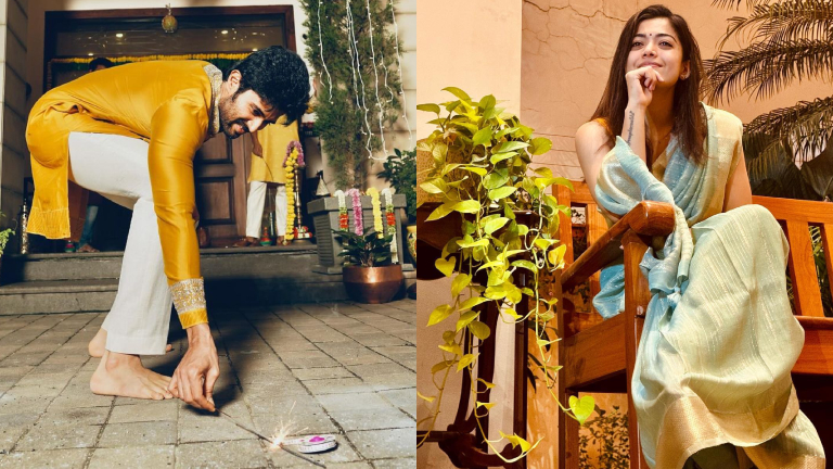 rashmika mandanna, vijay deverakonda, diwali 2023,