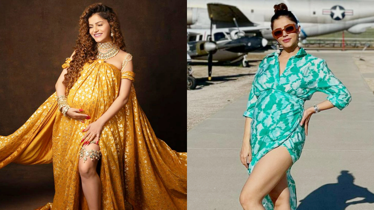 rubina dilaik, rubina dilaik maternity looks, pregnant rubina dilaik, mom-to-be rubina dilaik