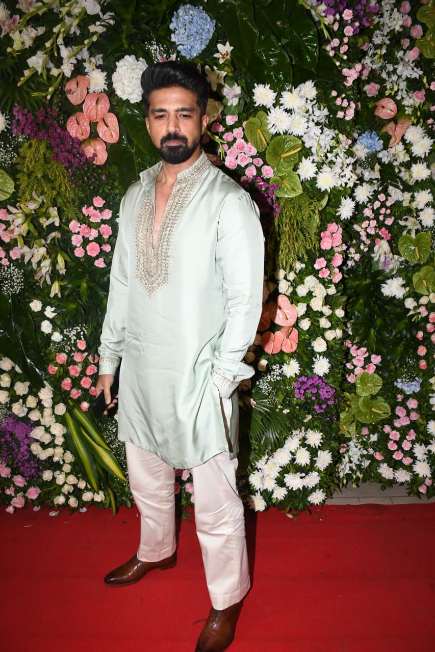 Saqib Saleem arrives at Ektaa Kapoor Diwali party