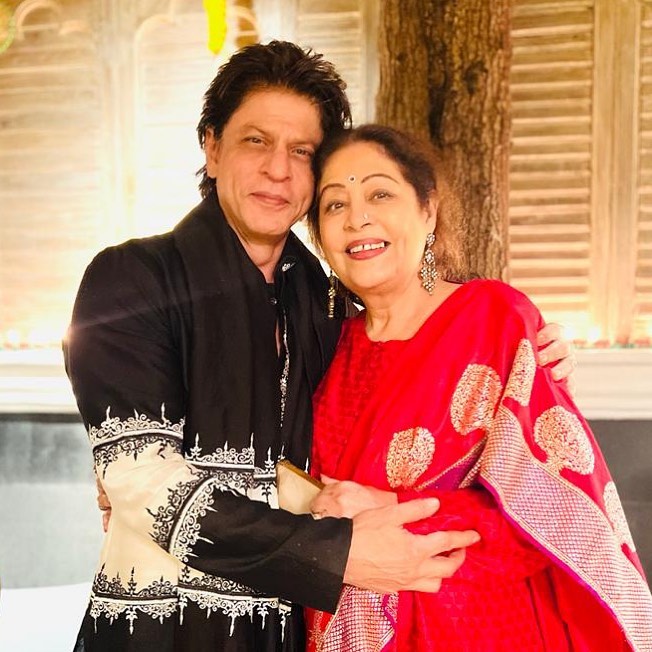 Shah Rukh Khan and Kirron Kher