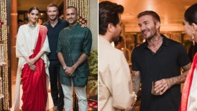 sonam kapoor, david beckham, anand ahuja