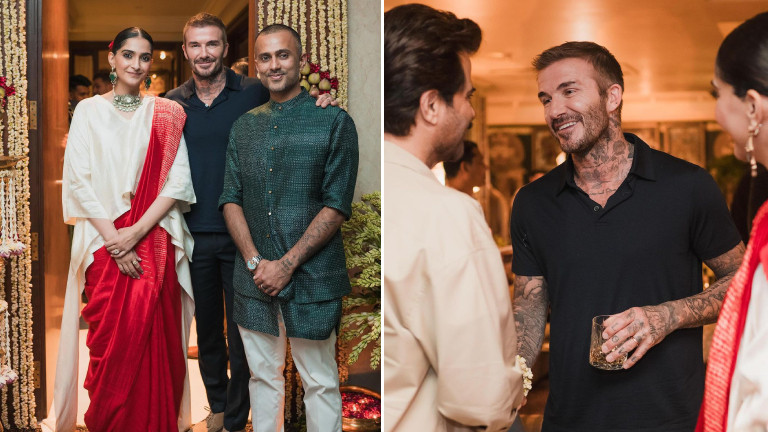 sonam kapoor, david beckham, anand ahuja