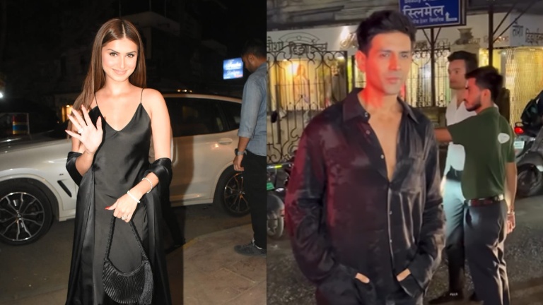 tara sutaria at kartik aaryan birthday party,