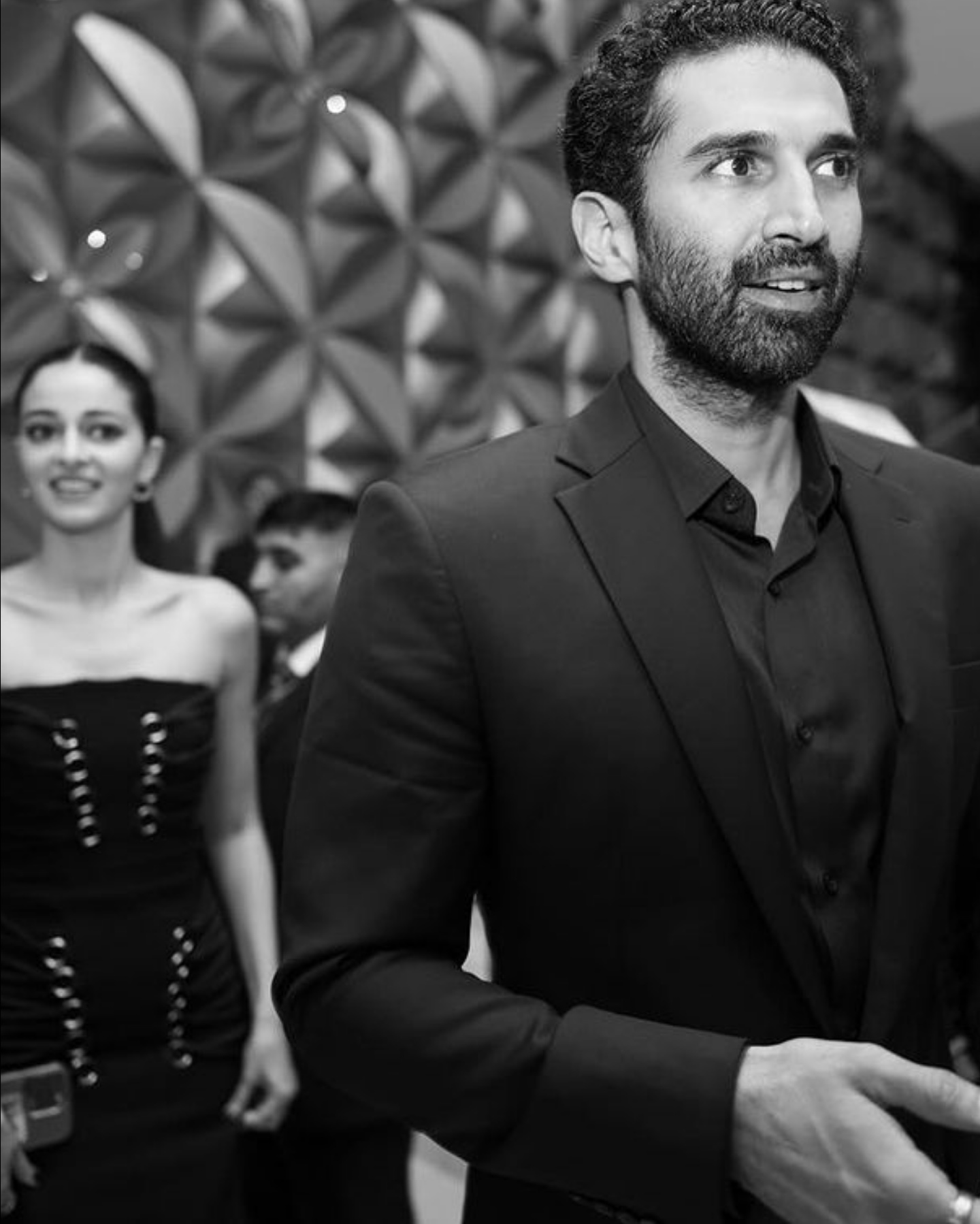 Aditya Roy Kapur and Ananya Panday at The Archies screening