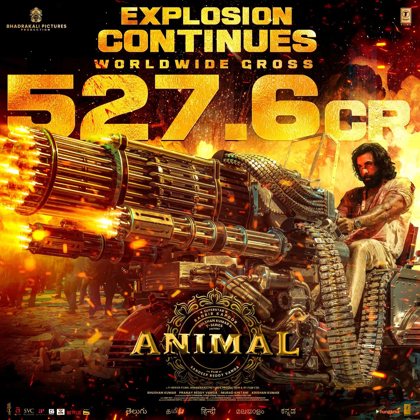 Animal worldwide day 6 box office collection