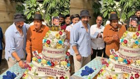 sunal deol at dharmendra birthday,