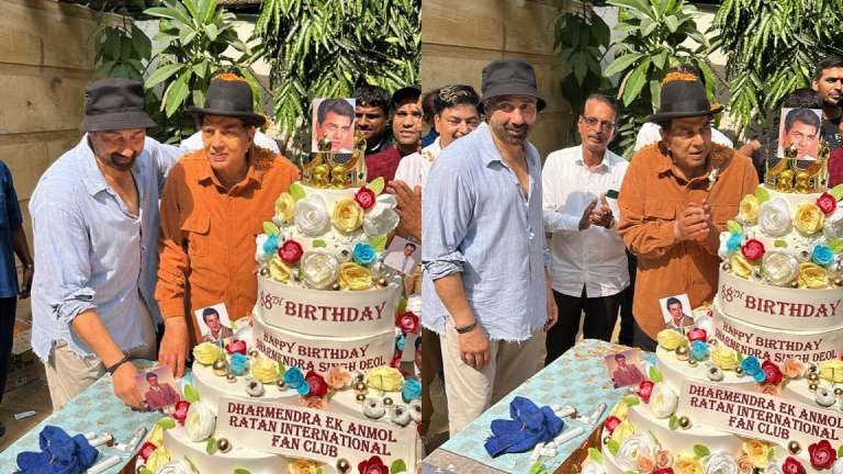 sunal deol at dharmendra birthday,